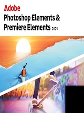 Adobe Photoshop Elements 2025 & Premiere Elements 2025 - PC, Mac 1 User 3 Years Adobe Key UNITED STATES