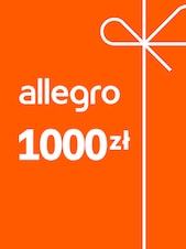 Allegro Karta Podarunkowa 1000 PLN Allegro Klucz POLSKA
