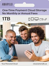 Amaryllo Cloud One-Time Payment  Gift Card - 1 TB Amaryllo Clave GLOBAL