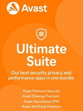 Avast Ultimate - PC 3 Apparaten 1 jaar Avast Sleutel GLOBAL