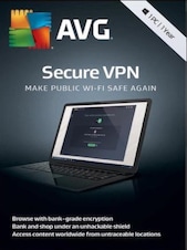 AVG Secure VPN 1 Device 1 Year GLOBAL AVG Kulcs GLOBÁLIS