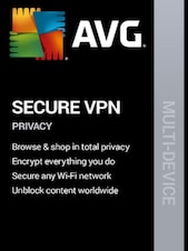AVG Secure VPN (5 Devices, 1 Year) AVG GLOBAL - PC, Android, Mac, iOS - AVG Key GLOBAL