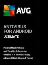 AVG Ultimate - Android 1 Device 1 jaar AVG Sleutel GLOBAL