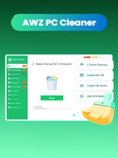 AWZ PC Cleaner - PC 2 Dispositivos De por vida AWZ Clave GLOBAL