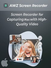 AWZ Screen Recorder Pro - MAC 1 urządzenie Dożywotnio AWZ Klucz GLOBALNY