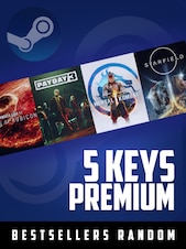 Bestsellers Random Premium 5 Keys PC Steam Key GLOBAL