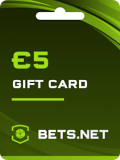 Bets.net Gift Card 5 EUR Bets.net Klucz GLOBALNY