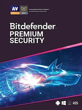 Bitdefender Premium Security - Standard PC, Android, Mac, iOS 1 Year Bitdefender Key GLOBAL