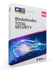 Bitdefender Total Security - PC, Android, Mac, iOS 10 Devices 2 lata Bitdefender Klucz USA