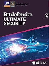 Bitdefender Ultimate Security - Family PC, Android, Mac, iOS 1 anno Bitdefender Chiave GLOBALE