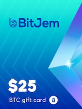 BitJem Crypto Gift Card Bitcoin 25 USD BitJem Key GLOBAL