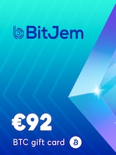 BitJem Crypto Gift Card Bitcoin 92 EUR BitJem Schlüssel GLOBAL