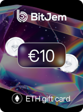BitJem Crypto Gift Card ETH 10 EUR BitJem Schlüssel GLOBAL