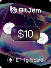 BitJem Crypto Gift Card ETH 10 USD BitJem Klucz GLOBALNY