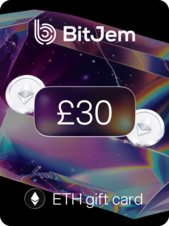 BitJem Crypto Gift Card ETH 30 GBP BitJem Chiave GLOBALE