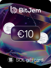 BitJem Crypto Gift Card SOL 10 EUR BitJem Klucz GLOBALNY
