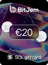 BitJem Crypto Gift Card SOL 20 EUR BitJem Klucz GLOBALNY