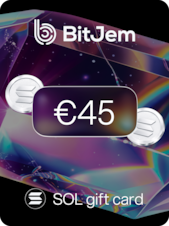 BitJem Crypto Gift Card SOL 45 EUR BitJem Clave GLOBAL