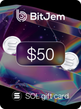 BitJem Crypto Gift Card SOL 50 USD BitJem Klucz GLOBALNY