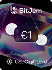 BitJem Crypto Gift Card USDC 1 EUR BitJem Klucz GLOBALNY