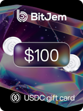 BitJem Crypto Gift Card USDC 100 USD BitJem Chiave EUROPA