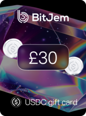 BitJem Crypto Gift Card USDC 30 GBP BitJem Chiave GLOBALE