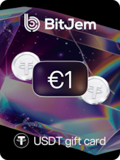 BitJem Crypto Gift Card USDT 1 EUR BitJem Klucz GLOBALNY