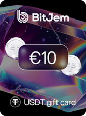 BitJem Crypto Gift Card USDT 10 EUR BitJem Clé GLOBAL