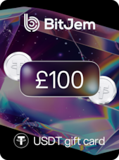 BitJem Crypto Gift Card USDT 100 GBP BitJem Key GLOBAL