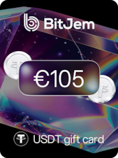BitJem Crypto Gift Card USDT 105 EUR BitJem Key GLOBAL