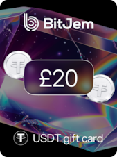 BitJem Crypto Gift Card USDT 20 GBP BitJem Sleutel GLOBAL