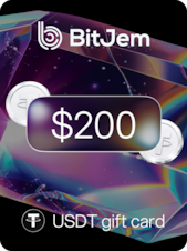 BitJem Crypto Gift Card USDT 200 USD BitJem Chiave GLOBALE
