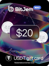BitJem MAX Crypto Gift Card (USDT) 20 USD BitJem Key GLOBAL