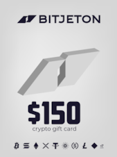 BitJeton Crypto Gift Card 150 USD BitJeton Key GLOBAL