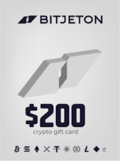 BitJeton Crypto Gift Card 200 USD BitJeton Key GLOBAL