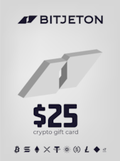 BitJeton Crypto Gift Card 25 USD BitJeton Key GLOBAL