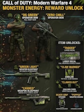 Call of Duty: Modern Warfare 4 Monster Energy DLC Pack All Devices Call of Duty Official Clé GLOBAL