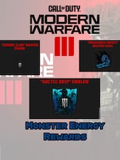 Call of Duty: Modern Warfare III - Monster Energy Charm + Emblem + Calling Card Bundle All Platforms Call of Duty Official Clave GLOBAL