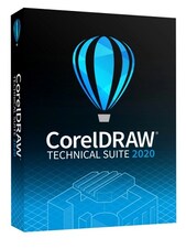 CorelDRAW Technical Suite 2020 - 1 PC Ömür boyu Corel Anahtar KÜRESEL