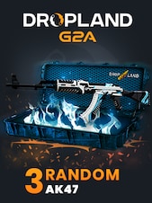 Counter Strike 2 RANDOM 3 CASE AK-47 SKIN PC BY DROPLAND.NET Key GLOBAL