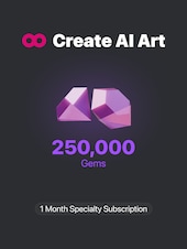 CreatePorn.com Speciality Subscription 250k Gems/Mo 1 lună Cheie CreatePorn GLOBAL