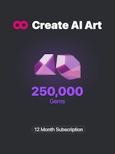 CreatePorn.com Subscription 250k Gems/Mo 12 Months Key CreatePorn GLOBAL