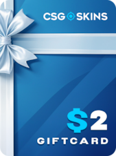 CSGO-Skins Gift Card 2 USD Klucz GLOBALNY