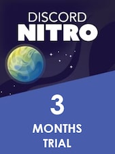 Discord Nitro Trial 3 Monate Discord Schlüssel GLOBAL