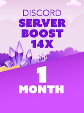 Discord Server Boost 14x 1 Month Discord Boost Key GLOBAL