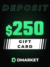 DMarket Gift Card 250 USD DMarket Schlüssel GLOBAL