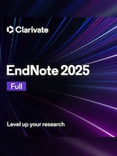 EndNote 2025 - PC, Mac 1 utilizator Pe viață EndNote Cheie GLOBAL