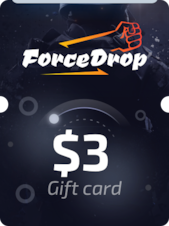 Forcedrop.gg Gift Card 3 USD - Key GLOBAL Klíč GLOBÁLNÍ
