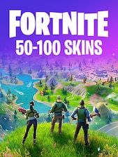 Fortnite 50-100 Skins PSN, Xbox, Nintendo Switch, PC, Mobile Fortnite Account Compte GLOBAL