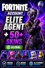 Fortnite Account (All Platform) Elite Agent with 50+ Skins Fortnite Konto GLOBALNY